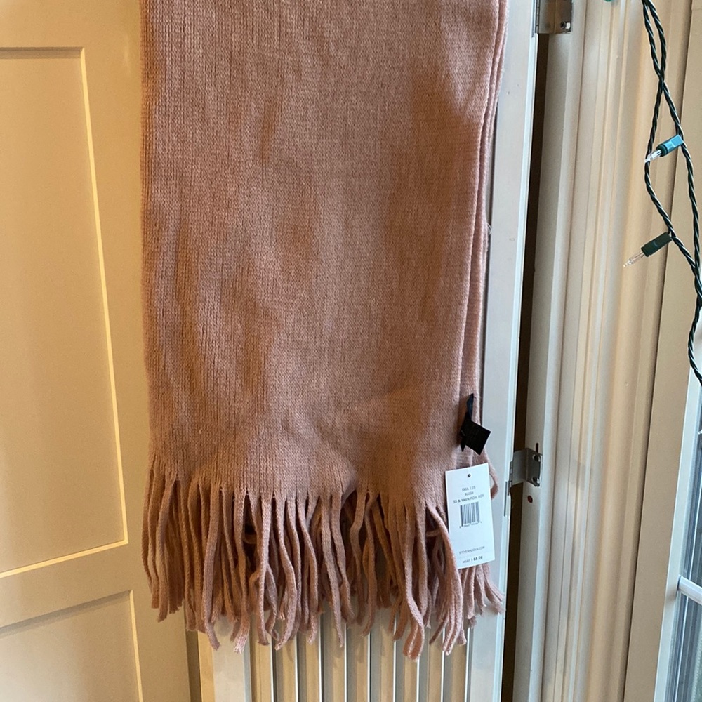 Steve Madden blush colored cozy wrap